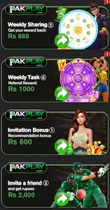 PAKPLAY Game Rewards and Bonuses