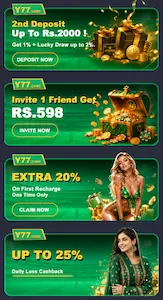 Y77 Game Rewards and Bonuses